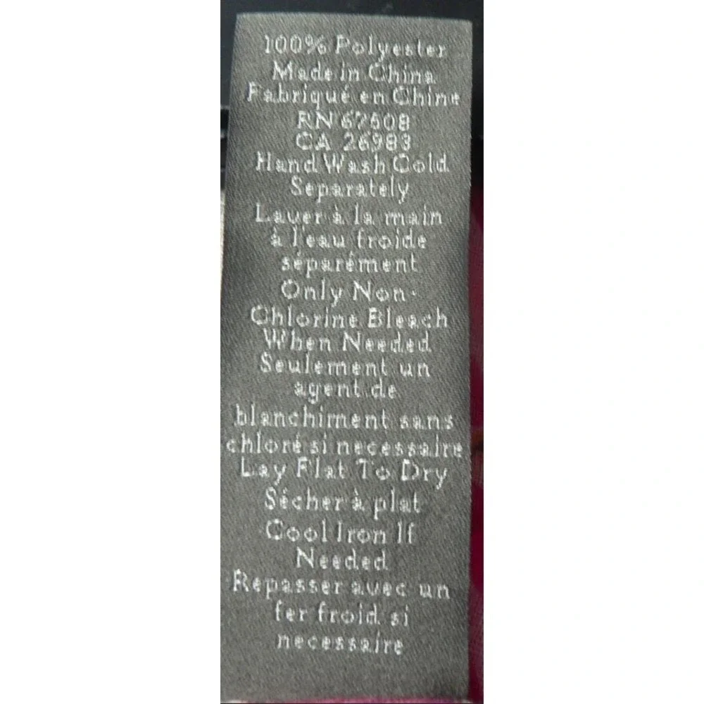 Vince Camuto Women's Tropical Blooms & Border Open Front Topper OSFM in Pink Mul - Picture 8 of 8